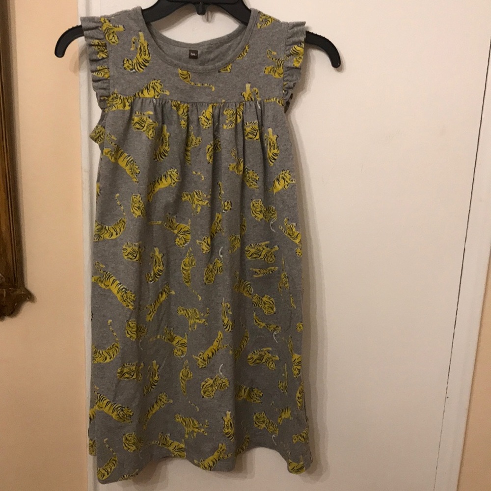 Tea Collection Printed Tigers Mighty Mini Dress
